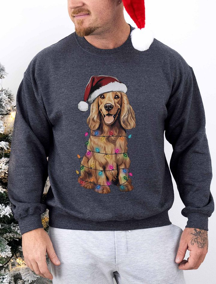 Funny Cocker Spaniel Christmas Sweatshirt for Cocker Spaniel Paw-rents product image (1)
