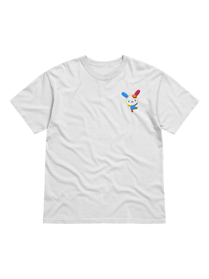 Rainbow Bunny Embroidery TShirt product image (1)