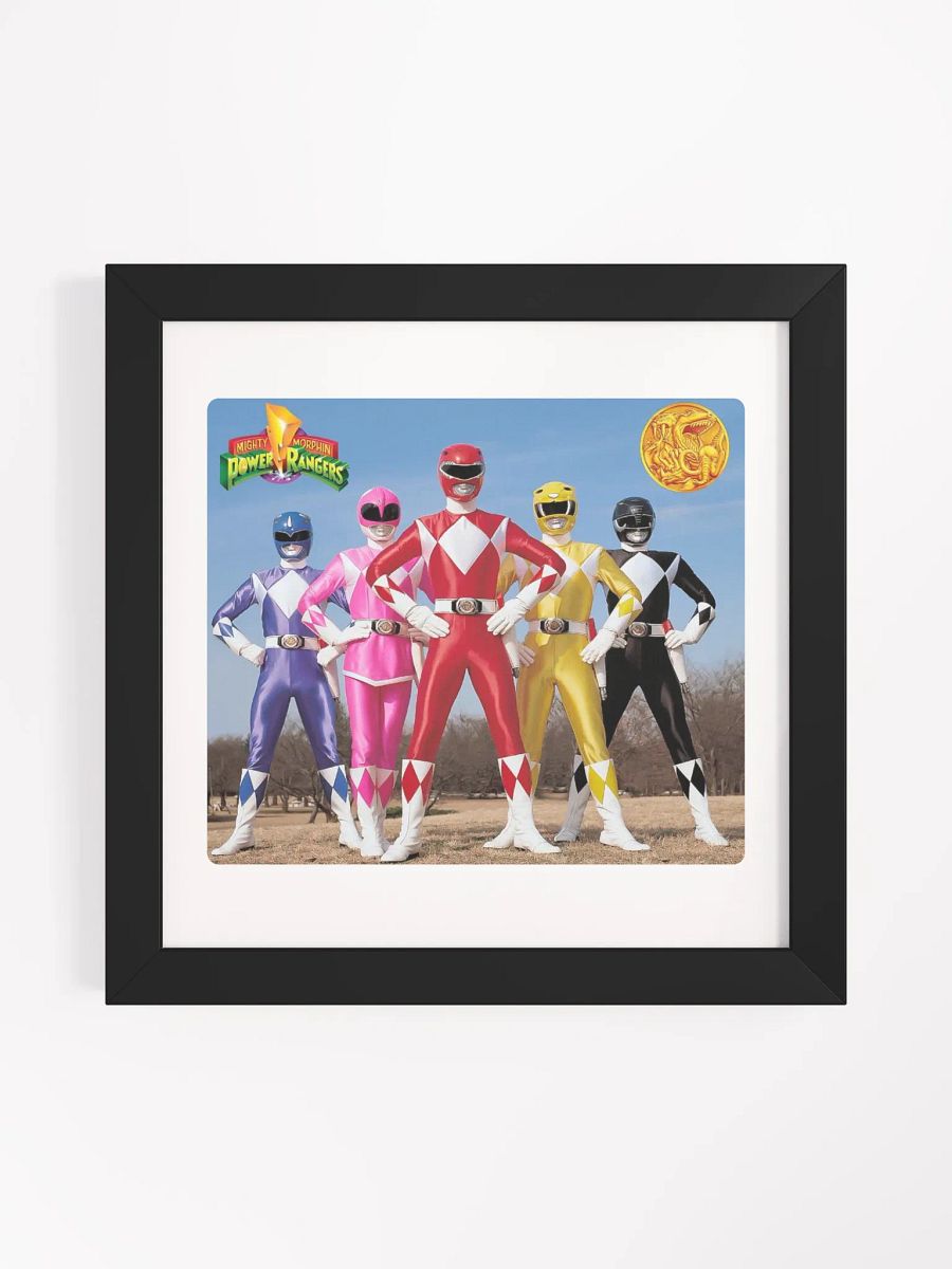 Colorful Power Rangers Squad Framed Poster product image (6)