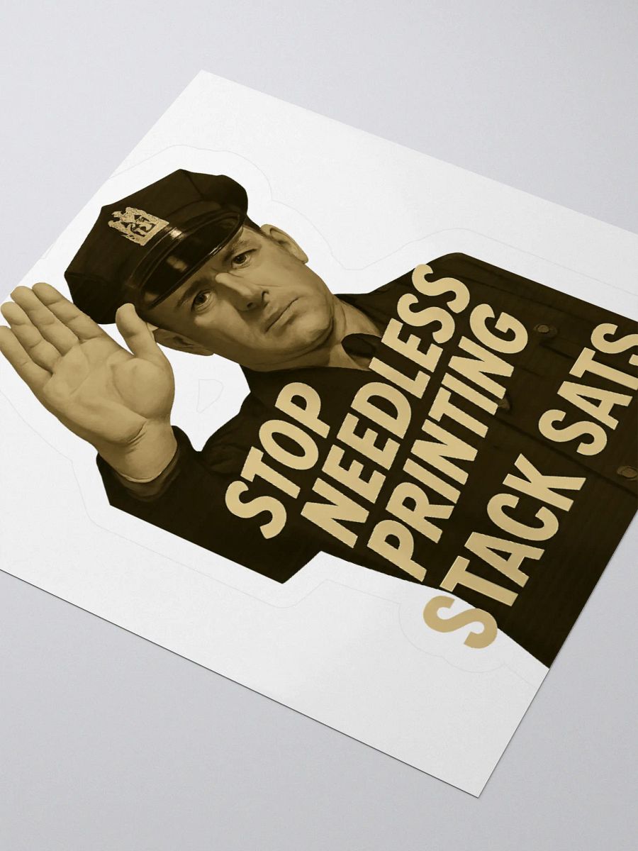 Stop Needless Printing Sticker product image (10)