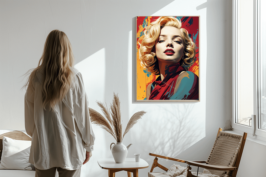Monroe's Abstract Elegance: A Limited Edition Digital Art Piece product image (4)