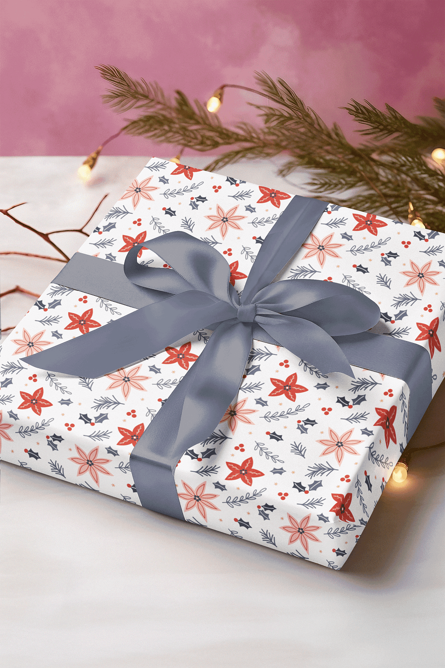 Pretty Floral Wrapping Paper product image (1)