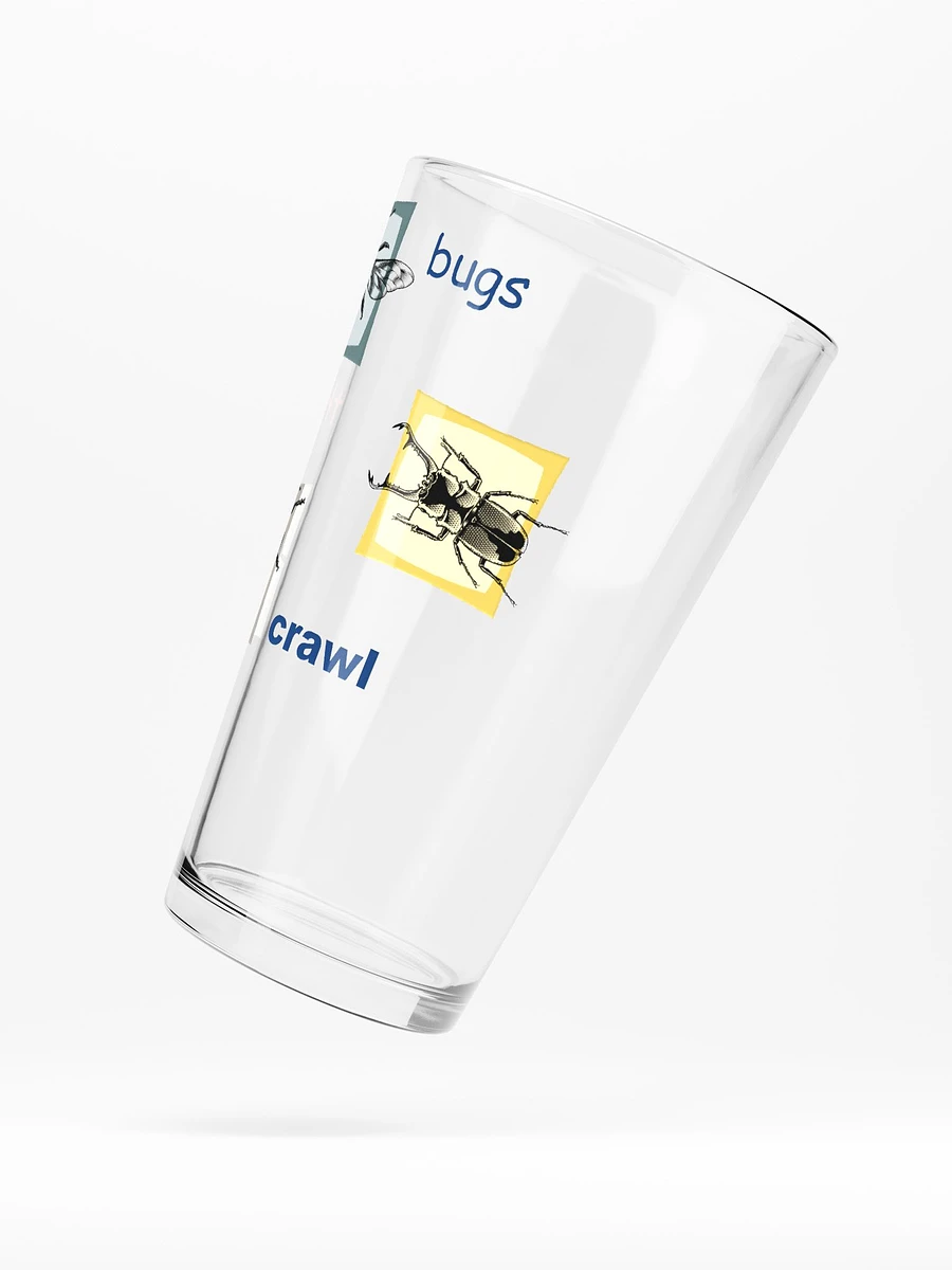 bugs that crawl pint glass product image (5)