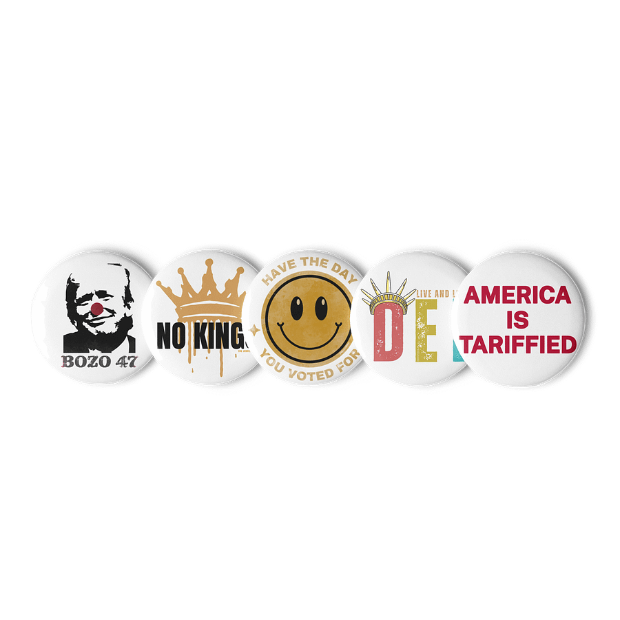 Democratic Political Smorgasbord Pack 1 Buttons Pins - Being Liberal product image (6)