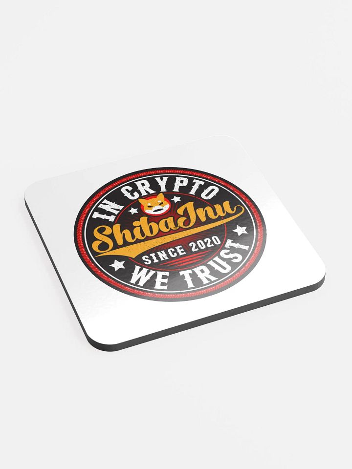 In Crypto We Trust Shiba Inu Coaster product image (2)
