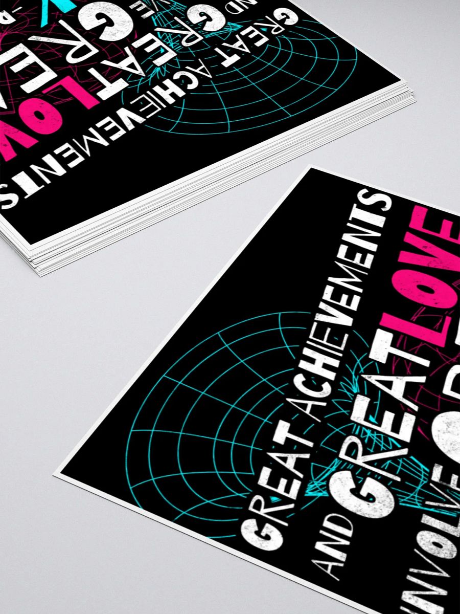 Risk & Love Quote Sticker Set product image (10)