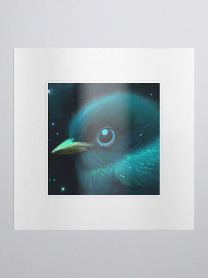 Cute Galactic Bird Alpha Sticker product image (1)