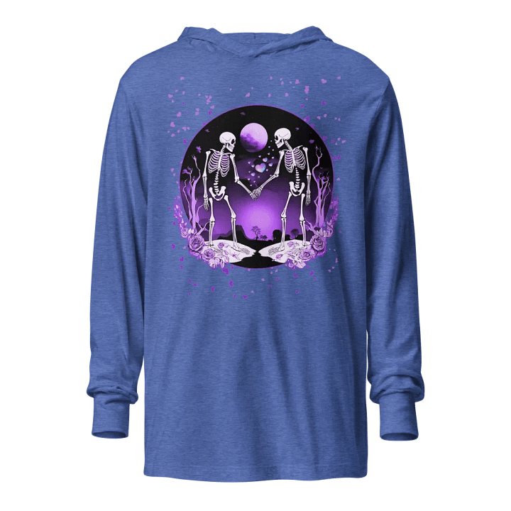 Cosmic Love Skeletons Hooded Tee product image (9)
