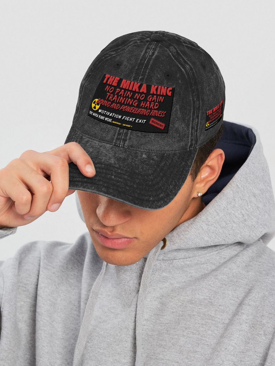 Gorra de entreno con lavado vintage de Otto y The Mika King Wear Desing Deluxe. product image (7)
