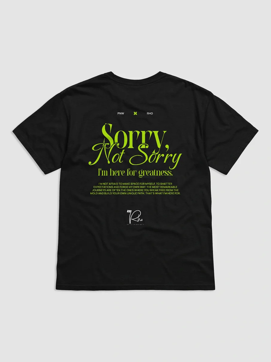 Sorry Not Sorry x Rho Adult Tee product image (6)