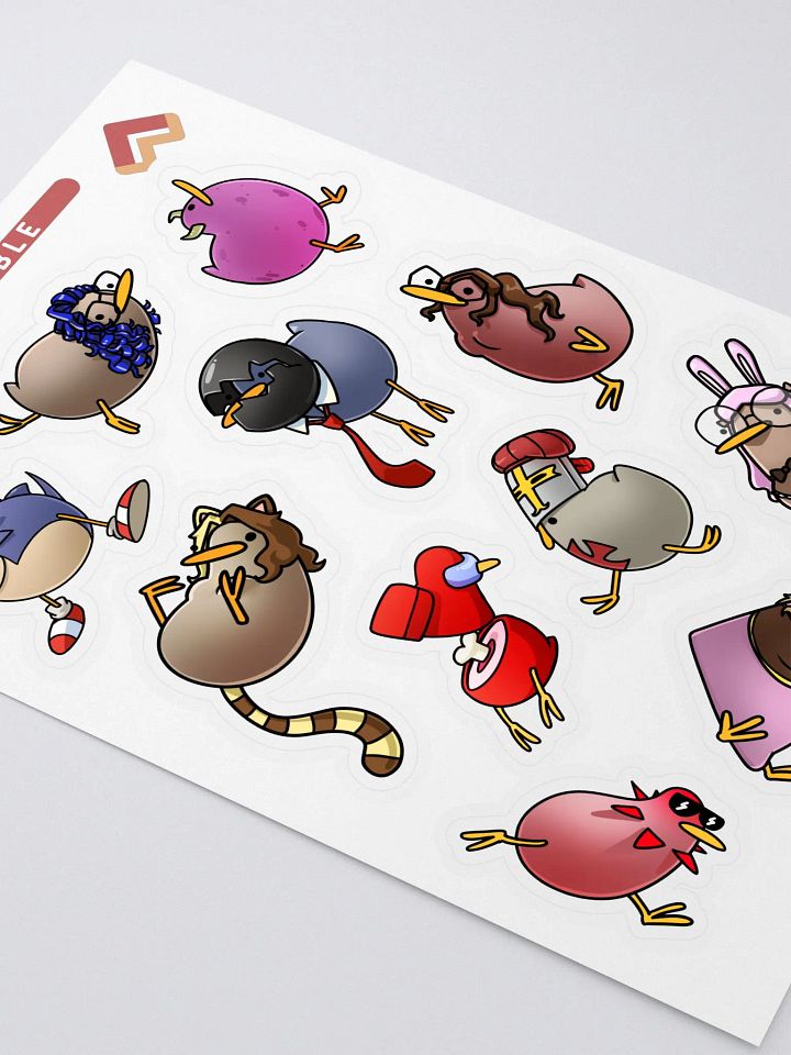 Berd-Day Sticker Sheet 4 product image (2)
