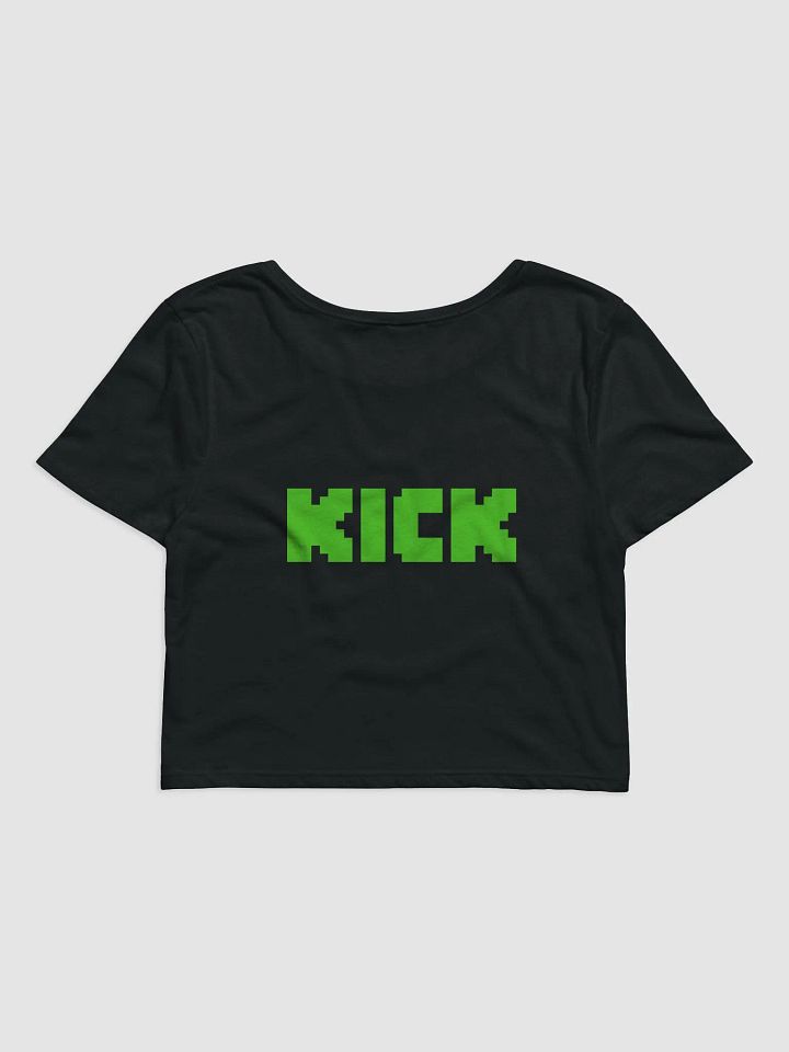 DJ SETSROCKA - Women's Crop Baby Tee - Black product image (2)