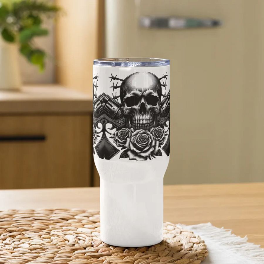 Skullz N Bullets Travel Cup product image (9)