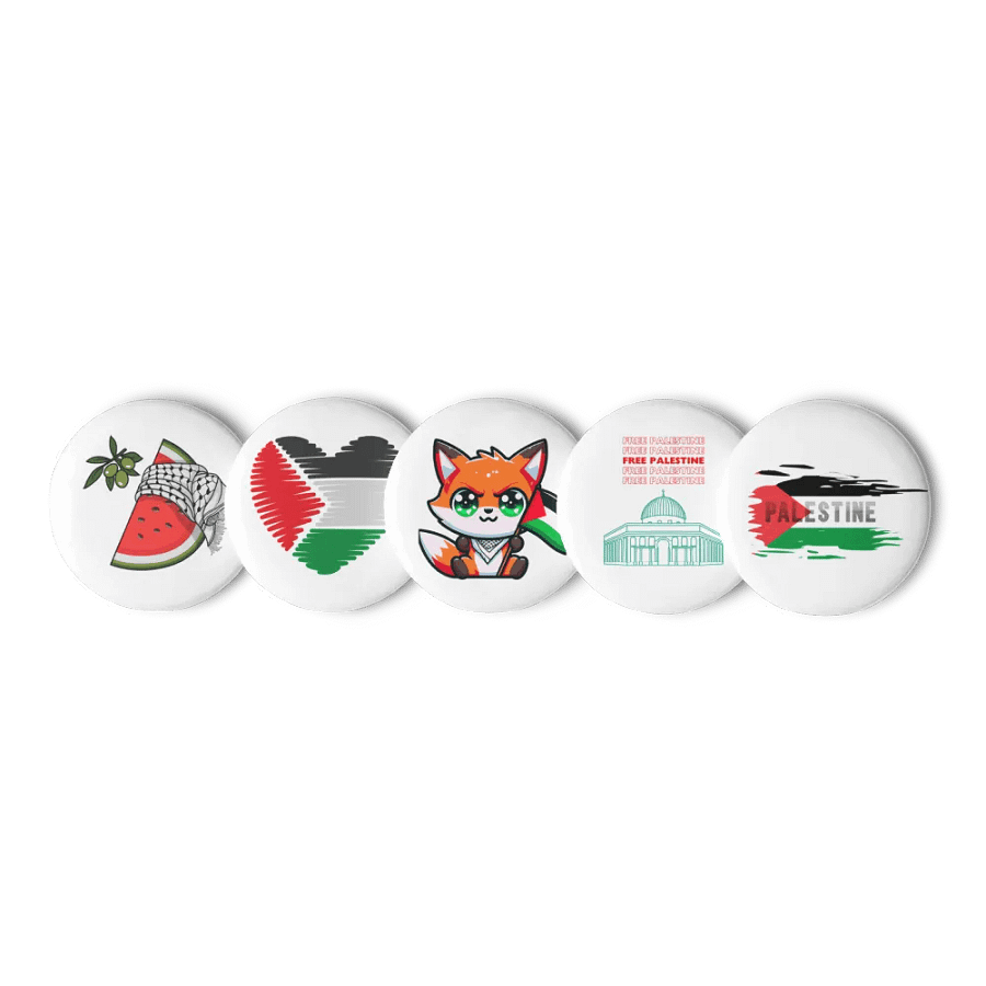 Palestine Pin Button Set product image (4)