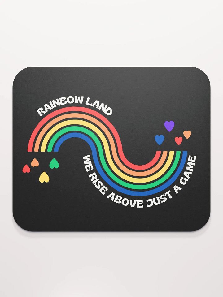 Rainbow Land Mousepad Black product image (2)
