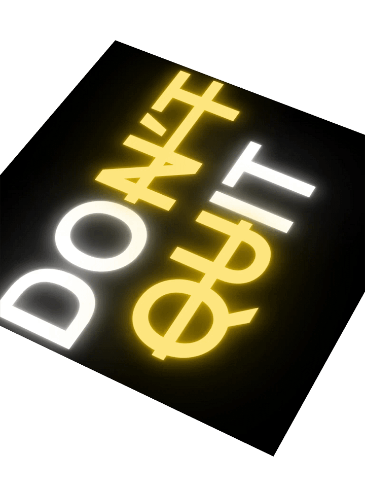 Don't Quit Stickers product image (6)