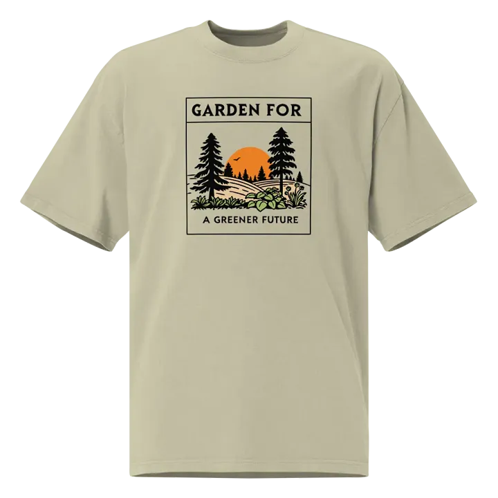 Garden for a Greener Future! Oversized Tee product image (1)