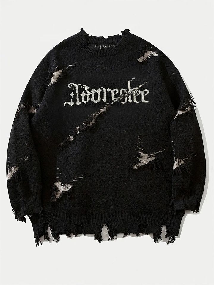 ZENTLY Sweater Series – Distressed Fringe Edition product image (1)