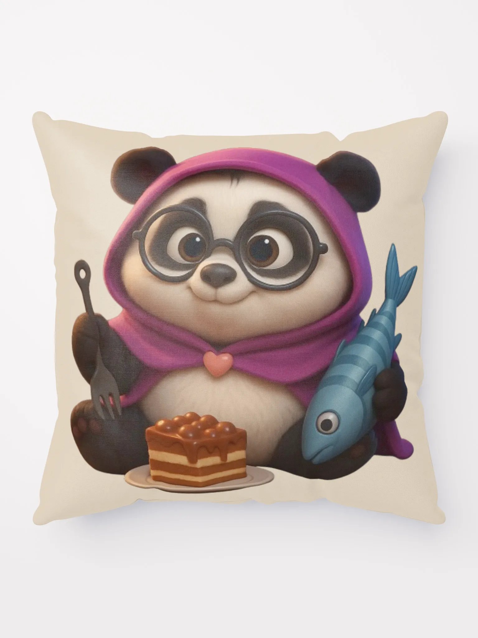 Yummy Panda - Basic Pillow product image (9)
