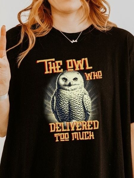 Hedwig Owl Funny Vintage Pulp Mystery Harry Potter Shirt product image (21)