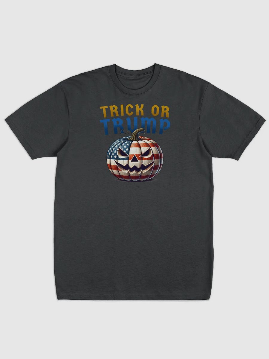 Trick or Trump Black Halloween Tshirt product image (1)
