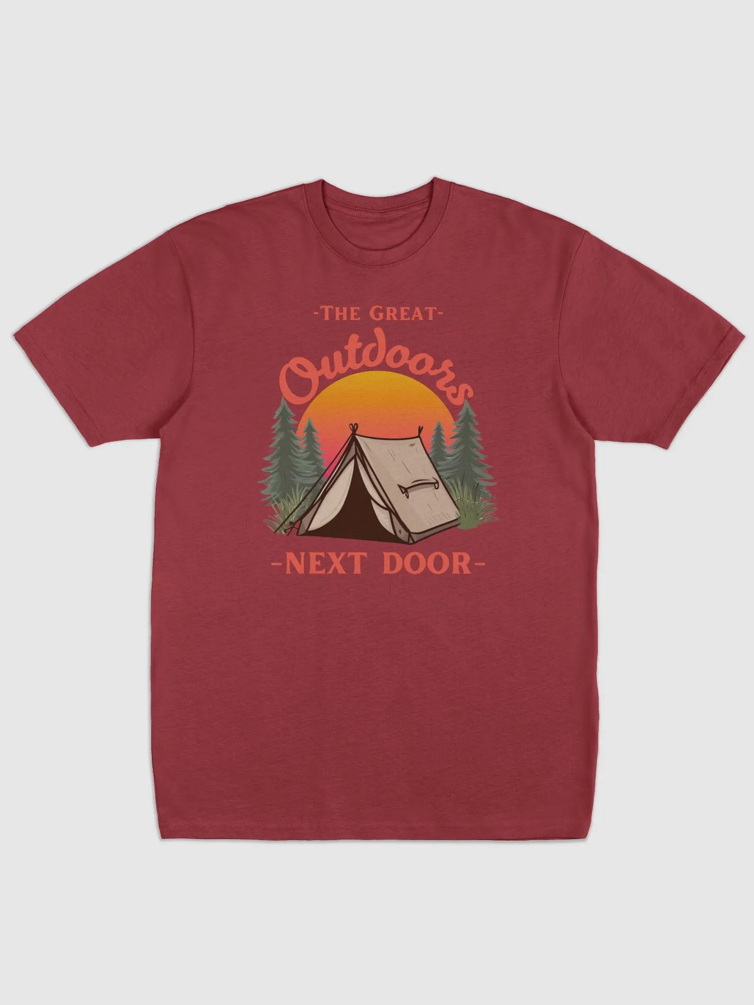 The Great Outdoors Next Door Backyard Camping T-shirt product image (4)