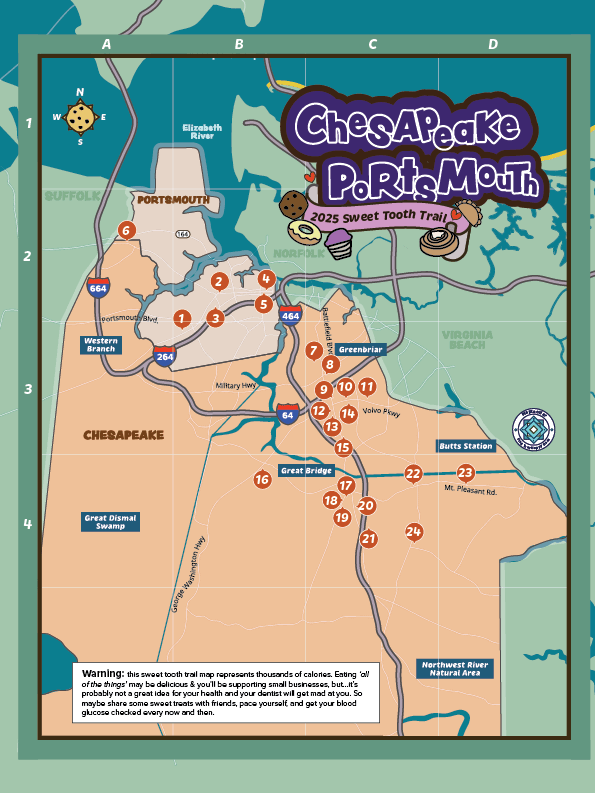 Chesapeake & Portsmouth Map Bundle - Digital Download product image (2)