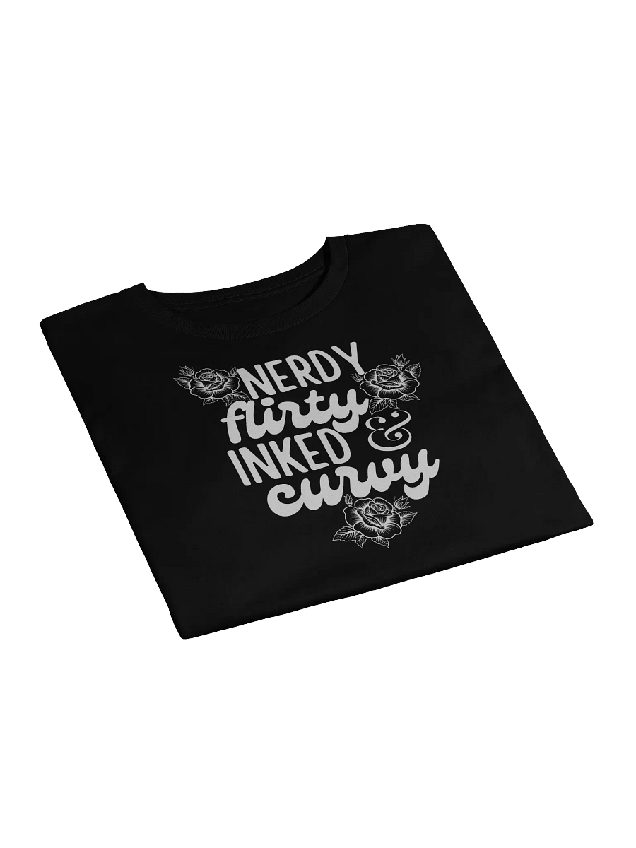 Nerdy, Flirty, Inked, and Curvy Women's Crop Top product image (3)