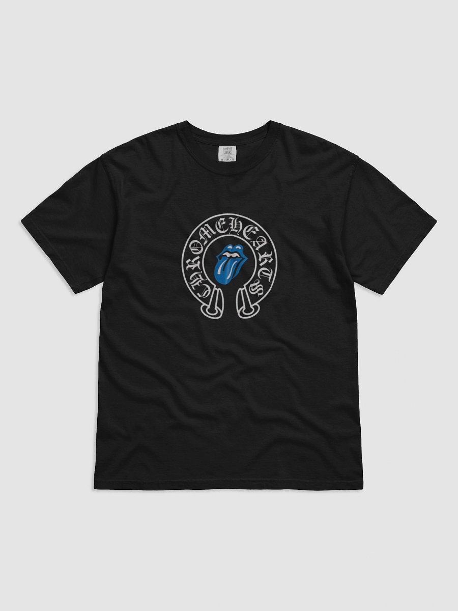 Blue Lips and Horseshoe Graphic T-shirt product image (5)