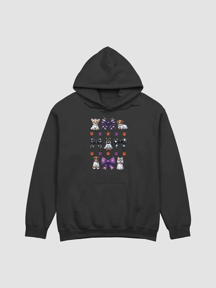 Cute Halloween Dog Ghosts and Bows Hoodie Design2 product image (2)