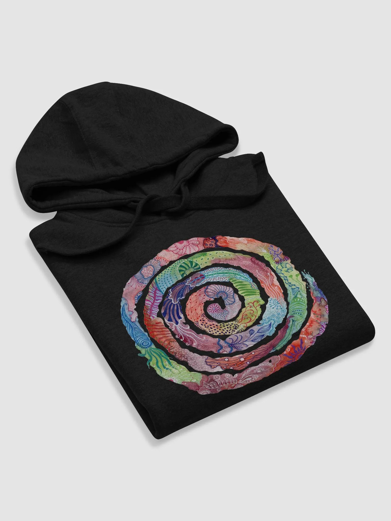 Spiral Blossom Unisex Premium Hoodie product image (37)