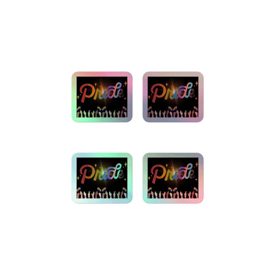 LGBTQIAP2S+ 2025, Pride Glow, Holo Sticker Pack product image (1)