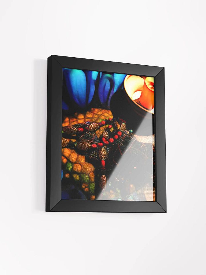 Good Luck Lady Bug Bead Still Life Framed Poster product image (44)