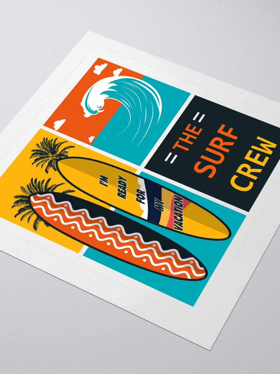 The Surf Crew Kiss Cut Stickers product image (11)