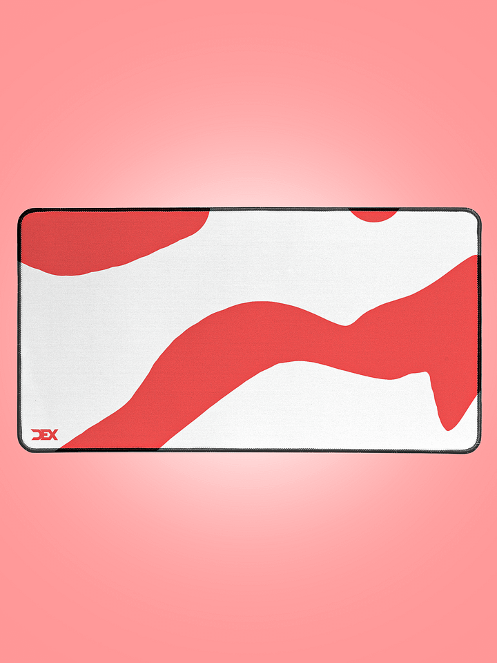 Abstract Desk Mat - "Crimson" product image (1)