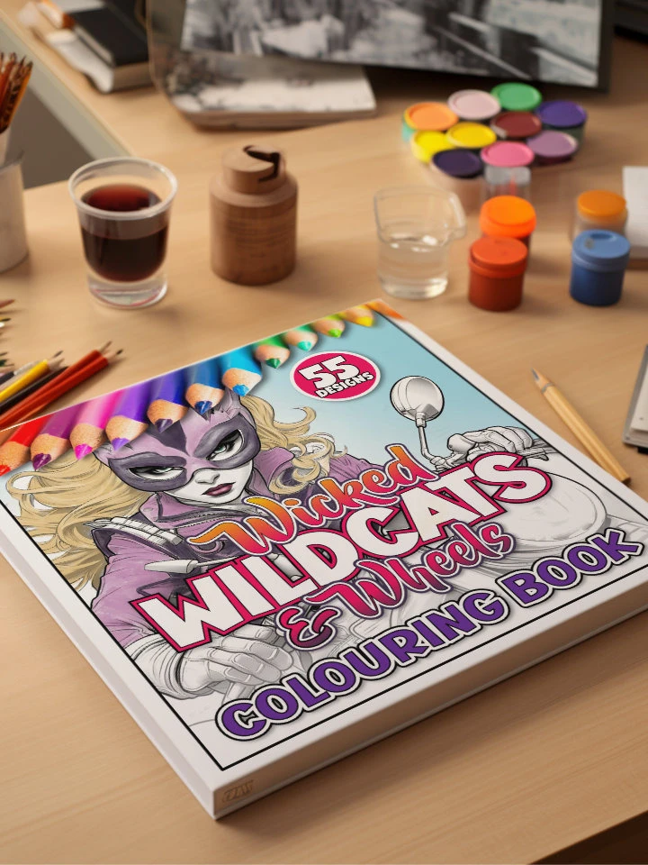 Wicked Wildcats & Wheels Colouring Book product image (1)