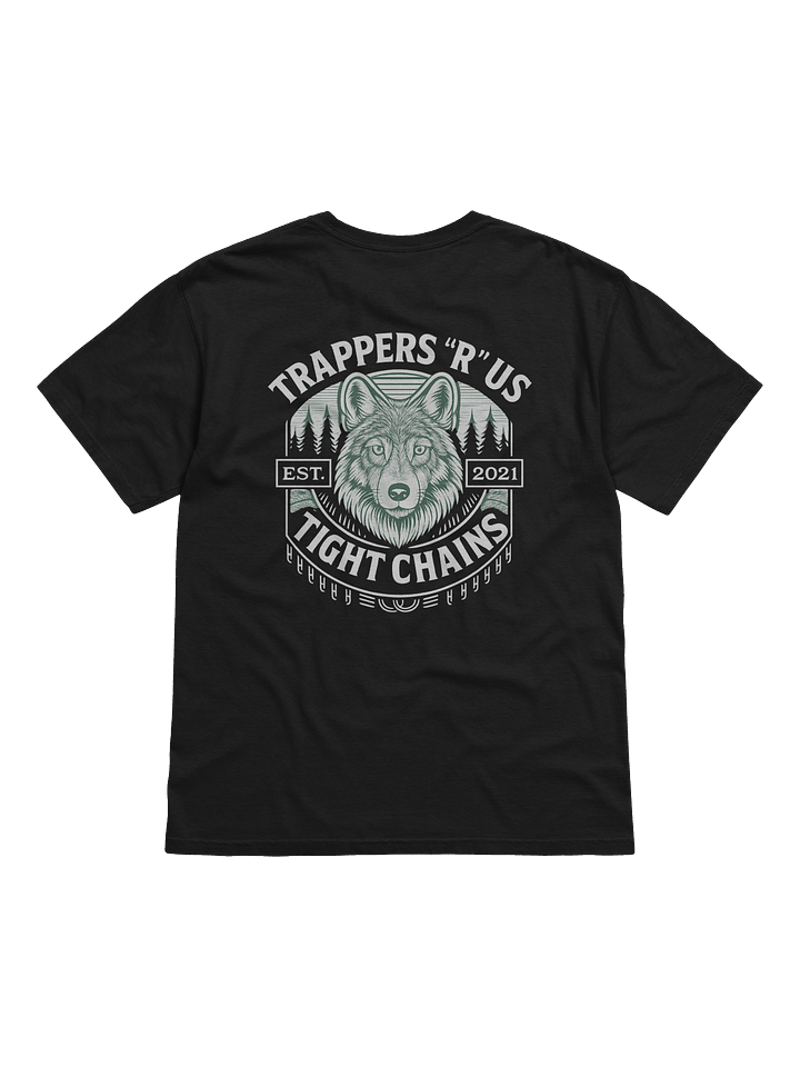 Black Tee White Tight Chains Logo product image (11)