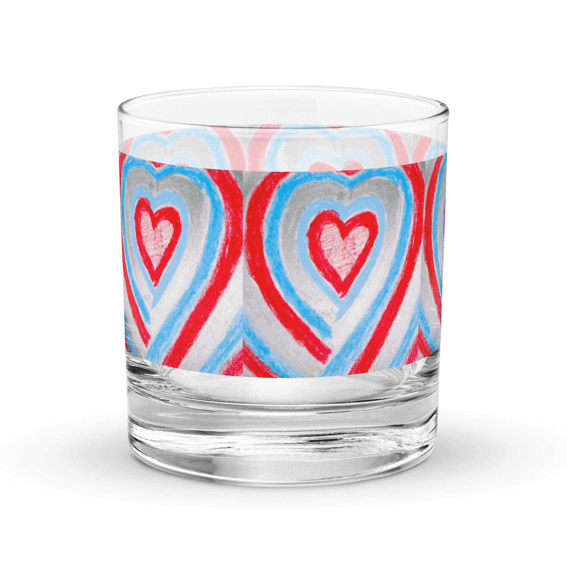 Hearts on the Rocks Glass product image (3)