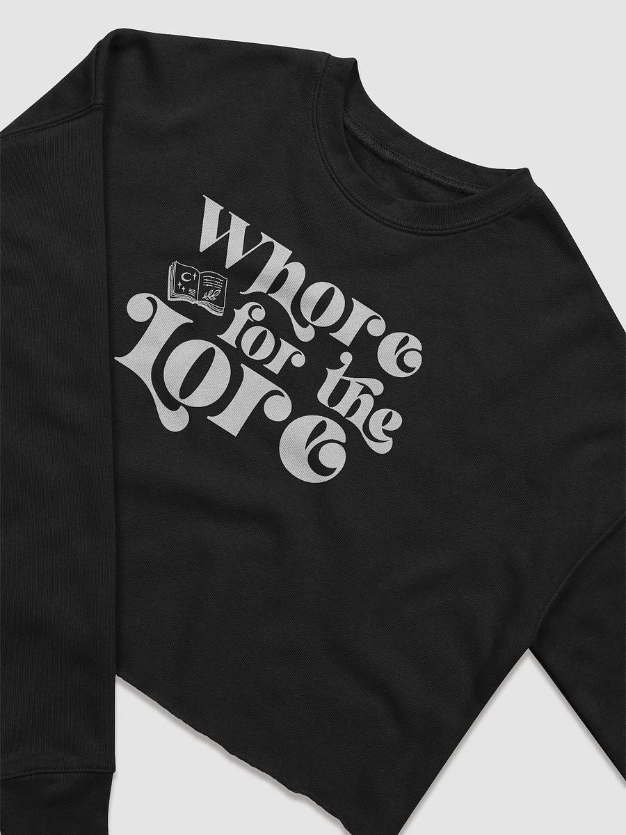 Whore for the Lore Crop Sweatshirt product image (3)