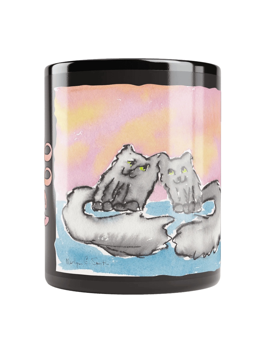 Best Friends Forever - bff – Kitty Mug - Black product image (1)