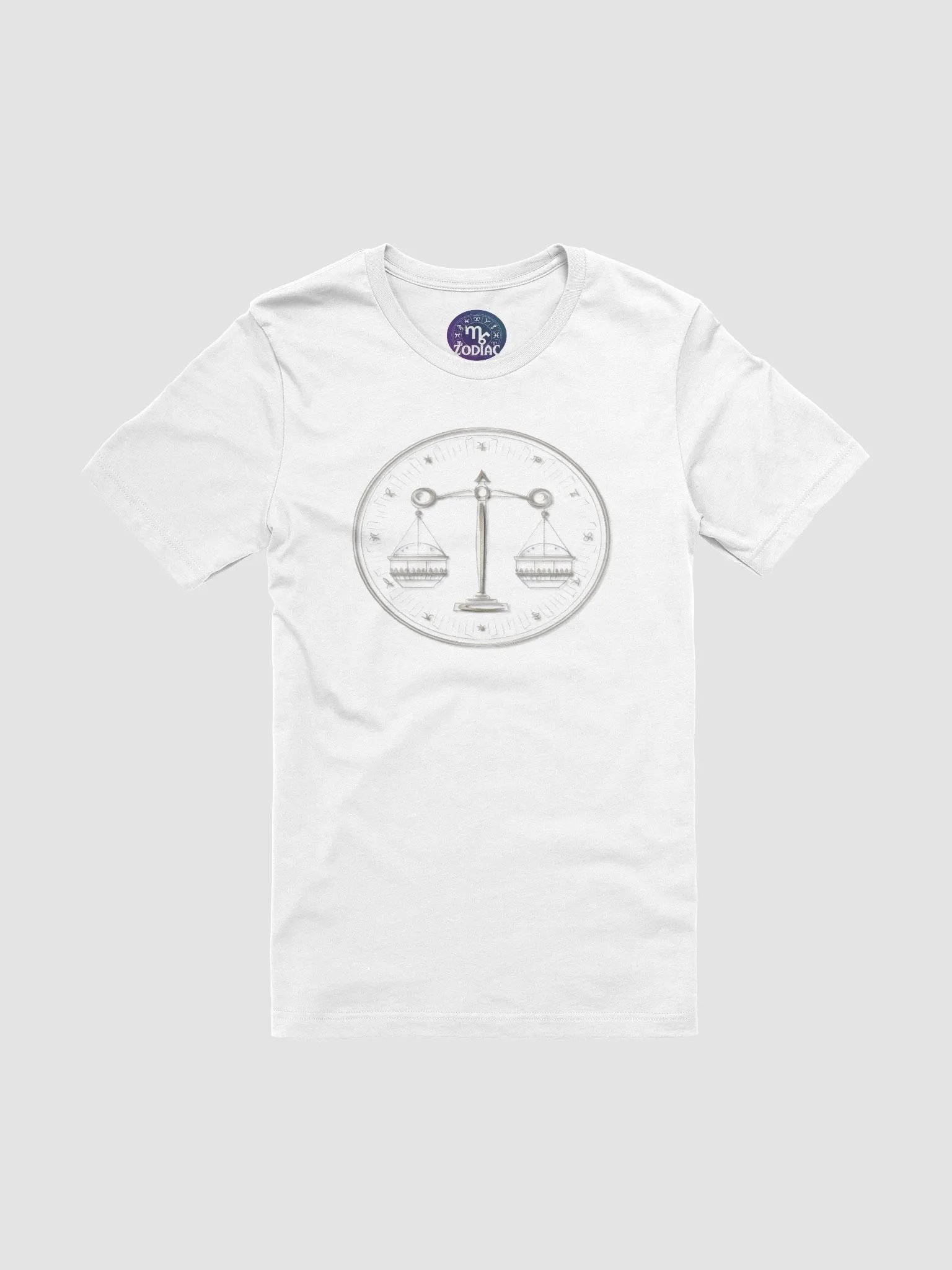 Unisex Libra Zodiac T-Shirt - Exclusive Minimalist Scales Design, Astrology Gift product image (3)
