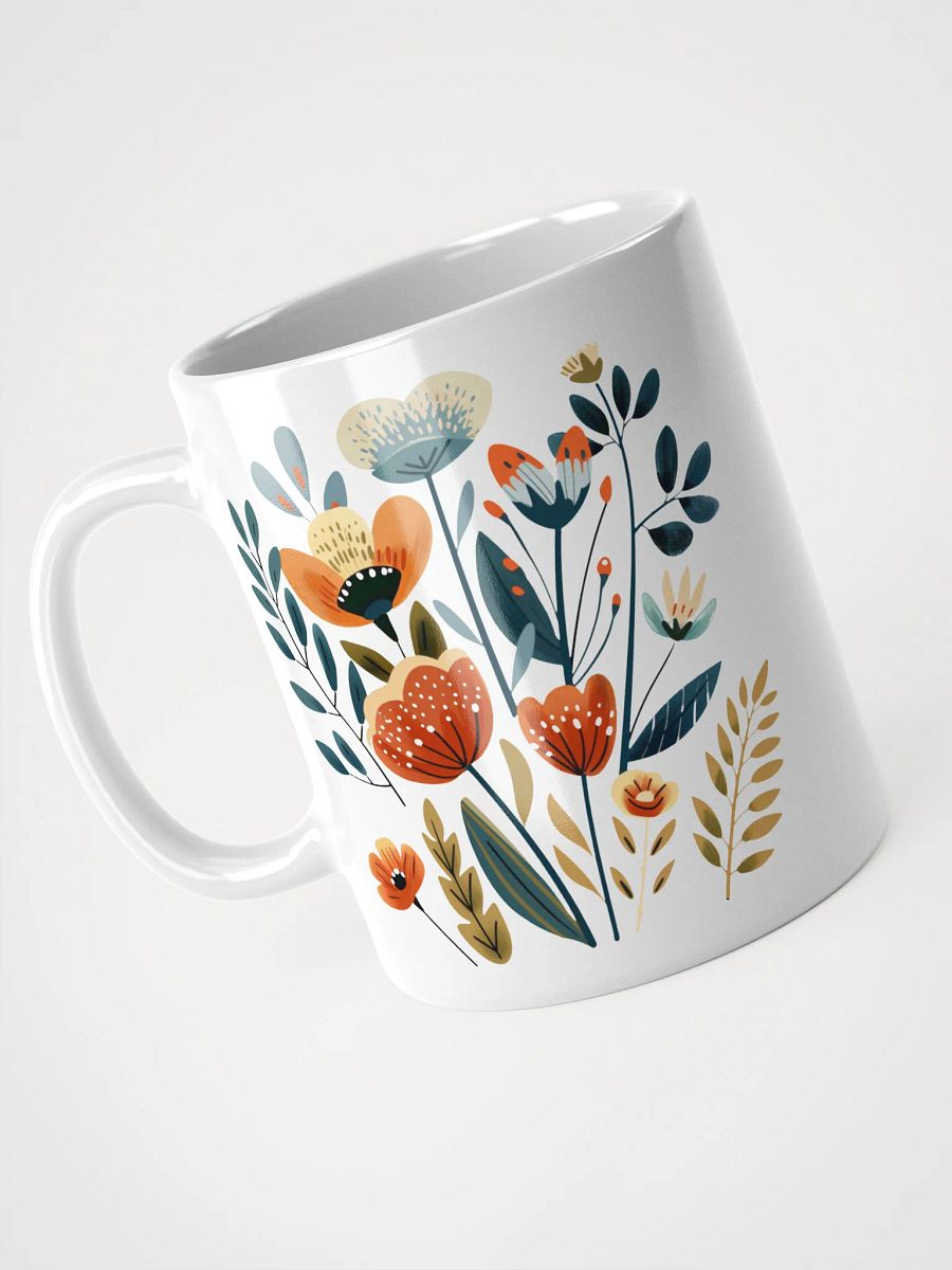 Floral Dreams White Glossy Mug product image (9)