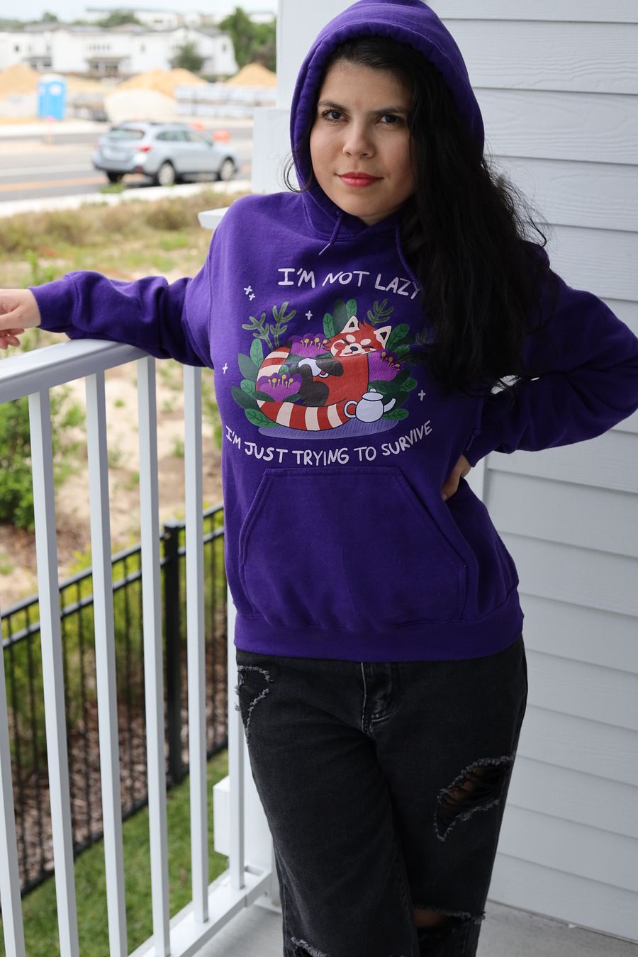 Just Trying To Survive Hoodie product image (3)