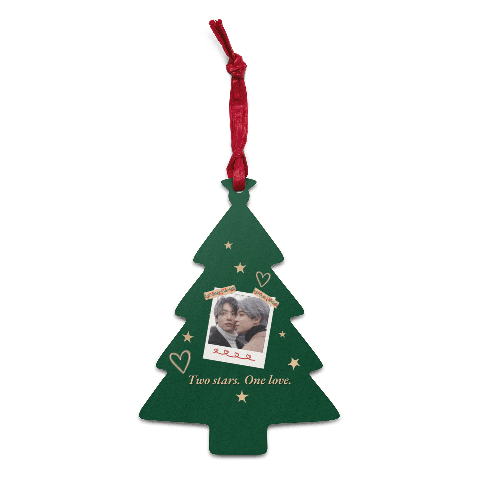 Two Stars. One Love. JiKook Tree Ornament product image (1)