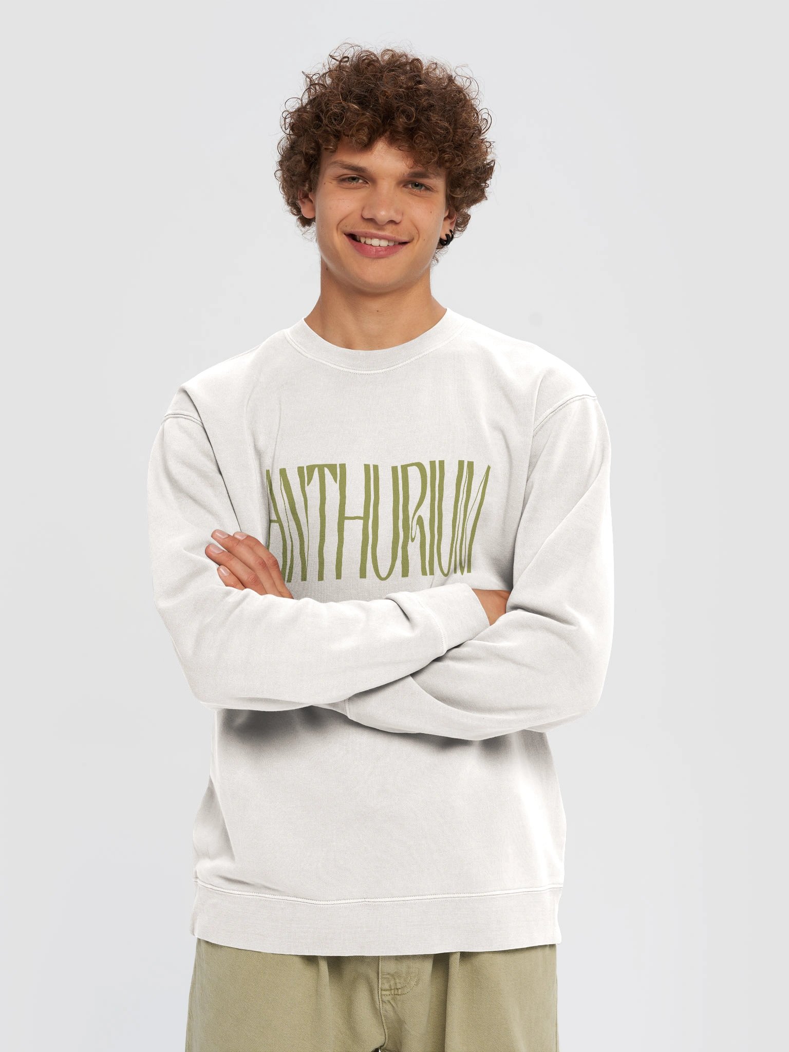 ANTHURIUM COLLAGE - Midweight Pigment Dyed Sweatshirt product image (3)