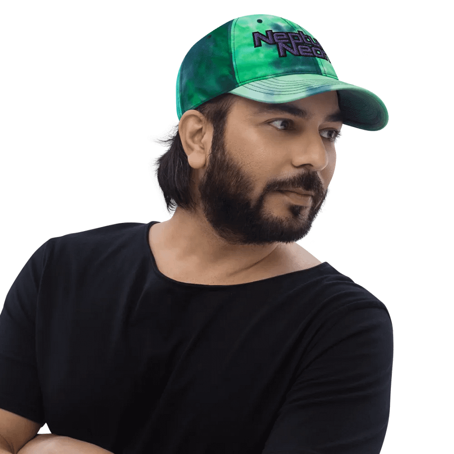 Neptune Neon Tie-Dye Hat product image (14)