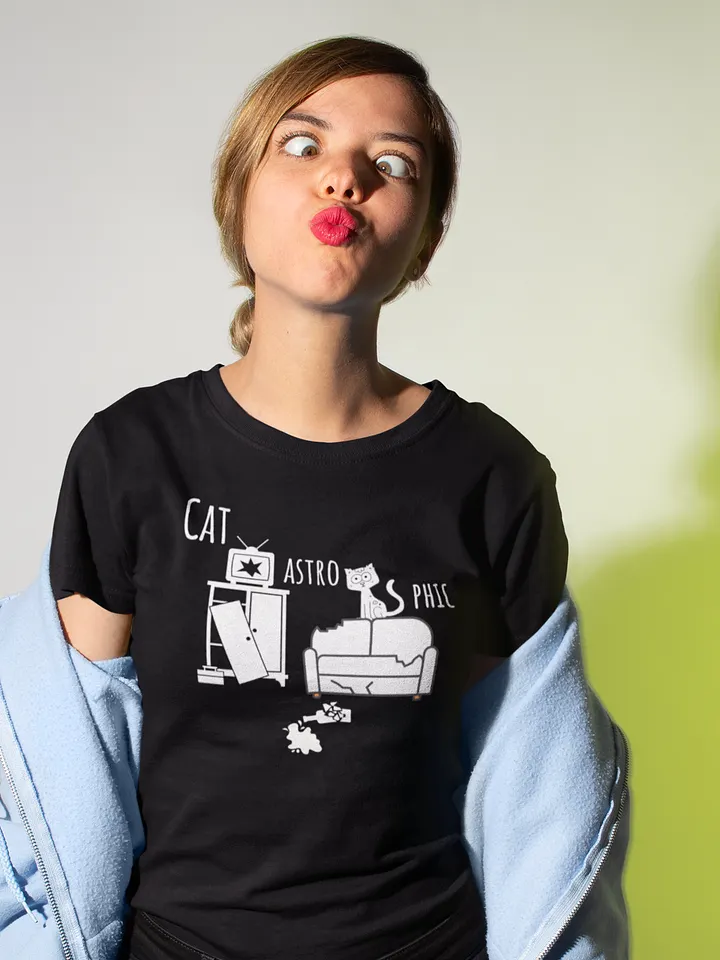 Playful Cat Couch T-Shirt product image (2)