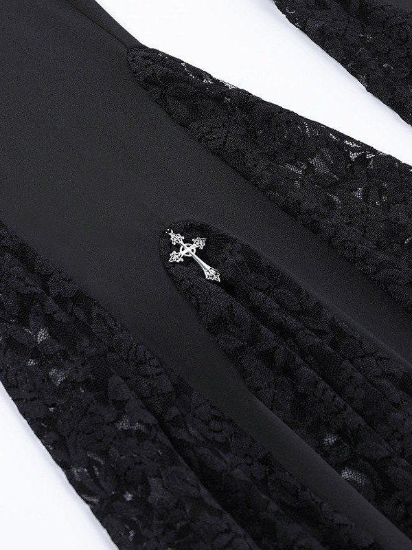 Women's Solid Color Slim Slim High Waist Flared Pants product image (4)