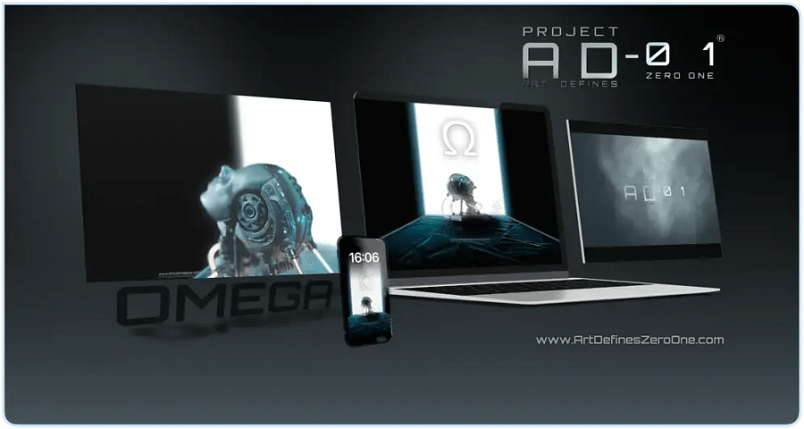 Project AD-01: Omega - Digital Wallpapers for PC and Phone product image (1)