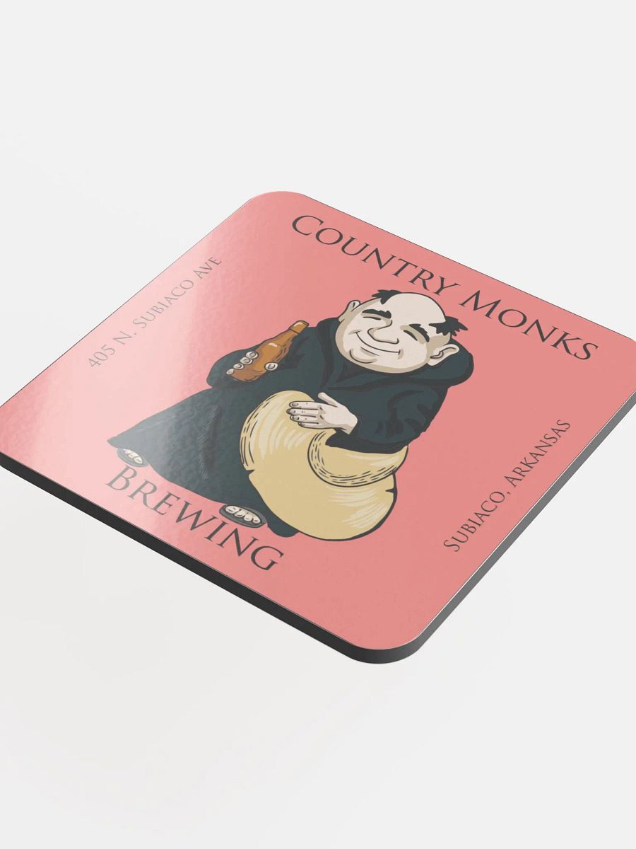 Country Monks Brewing Glossed Cork Coaster product image (4)